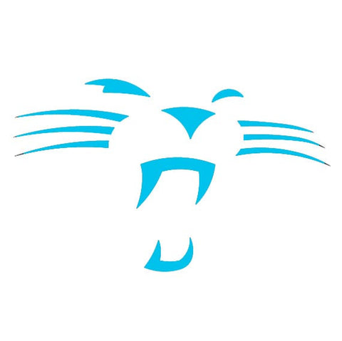 Carolina Panthers, Whiskers Die Cut Decal/Sticker
