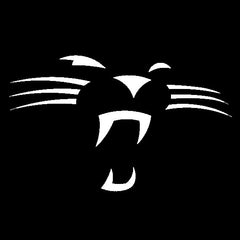 Carolina Panthers, Whiskers Die Cut Decal/Sticker