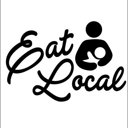 Eat Local - Breast Feeding Decal