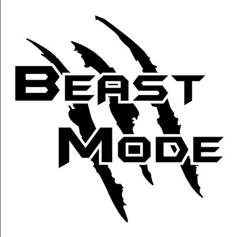 Beast Mode Decal - Sticker