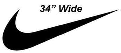 Nike Swoosh Vinyl Wall Decal/Sticker Multiple Sizes