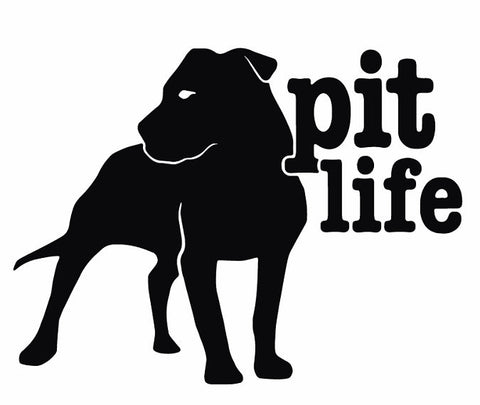 Pit Life - Pitbull Decal
