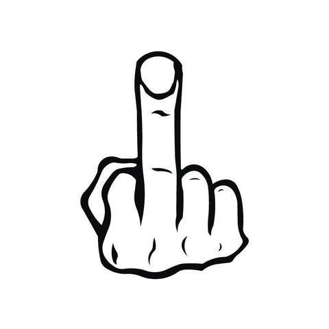 Middle Finger - Decal